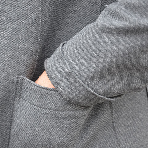 Harris Wharf London (ハリスワーフロンドン) Man Jacket Piquet -(140)middle grey- (10)