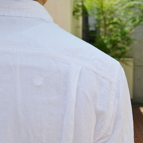 【40% off sale】CASEY CASEY(ケーシーケーシー) CAL DOT SHIRT -WHITE- (10)