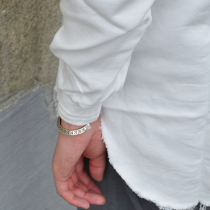 【40% off sale】LOWLOOM(ロールーム) カットオフL/Sカットソー -WHITE-(10)