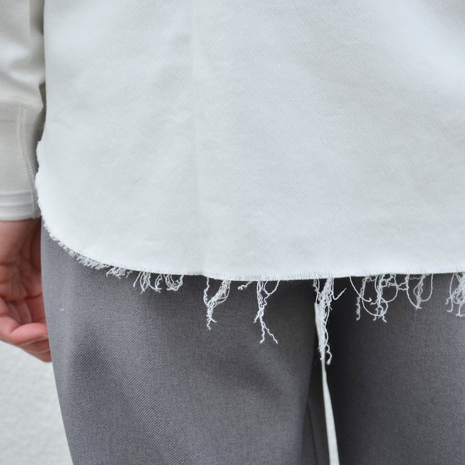【40% off sale】LOWLOOM(ロールーム)/ カットオフ L/S カットソー -WHITE- #1580-lw-5102-31(10)
