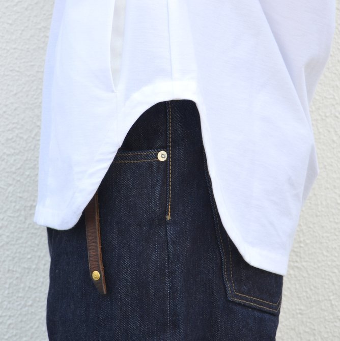 【30% OFF SALE】【17 SS】Curly(カーリー) HIGH GAUGE TWILL JERSEY -WHITE- #171-31032SD(10)