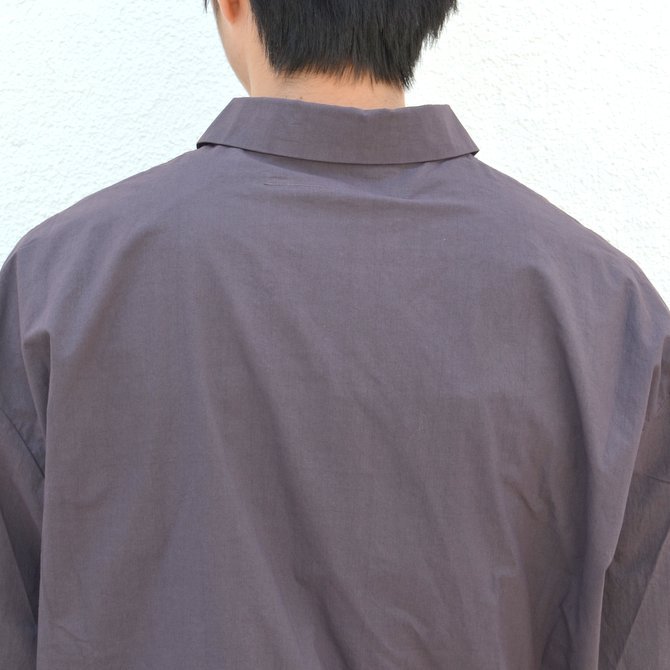 toogood(gD[Obh) / THE APPLEPICER TOP COTTON PERCALE SHIRT -SLATE-(10)