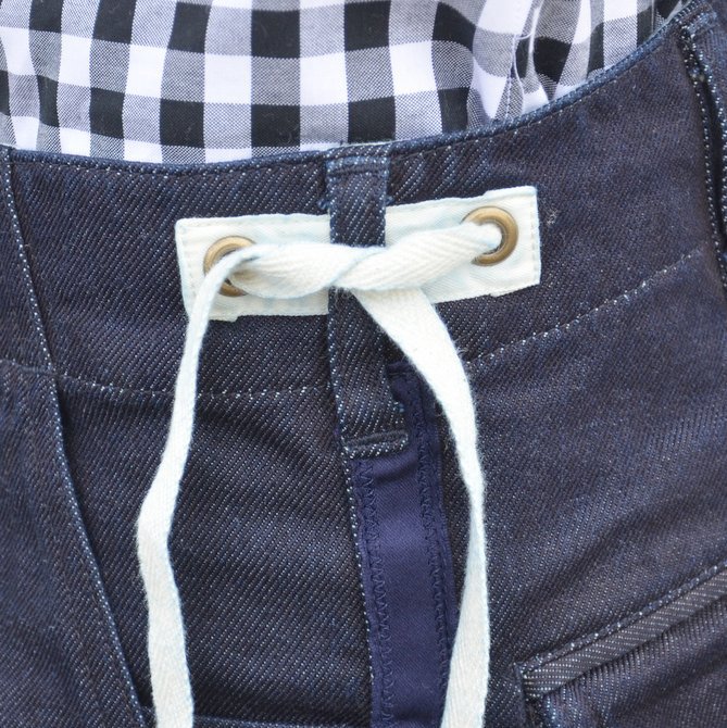 KENNETH FIELD (ケネスフィールド) CEREMONY TROUSER SUPIMA DENIM -INDIGO- #17SS-47(10)