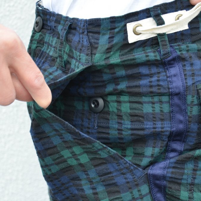 KENNETH FIELD (ケネスフィールド) CEREMONY TROUSER PLAIDS -BLACKWATCH- #17SS-46(10)