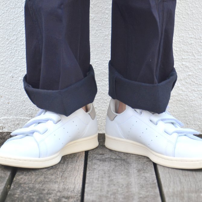 chimala(チマラ)/10OZ INDIGO X BLACK WEFT DENIM RAILROAD PANTS(UNISEX) -INDIGO- #(10)