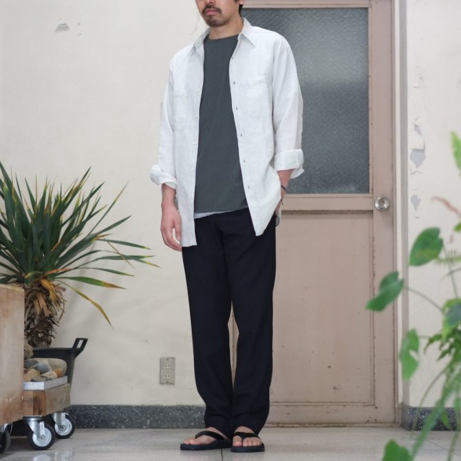 【30% OFF SALE】【2017 SS】7 × 7 / seven by seven ( セブン バイ セブン ) CHAMBRAY SHIRT - BLEACH - #SS2017-7x7CBS(10)