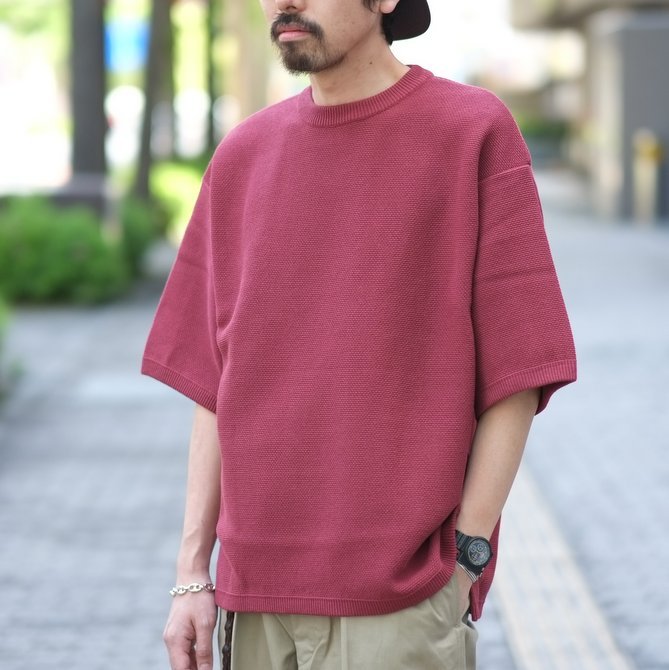 y2018 SSzcrepuscule(NvXL[) TUCK KNIT   -RED- #1801-009(10)