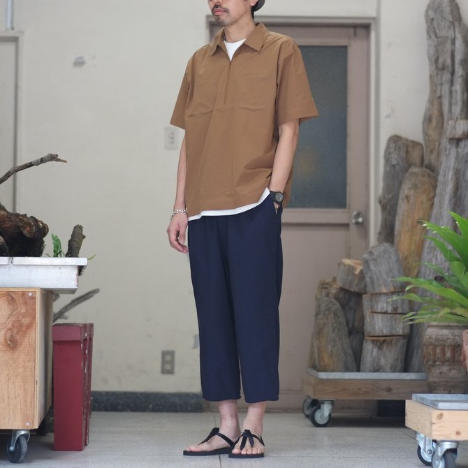 【30% off SALE】【2018 SS】 DESCENTE PAUSE(デサント ポーズ)/ HALF ZIP P/O SHIRT -MBRN- DLMLJC20(10)