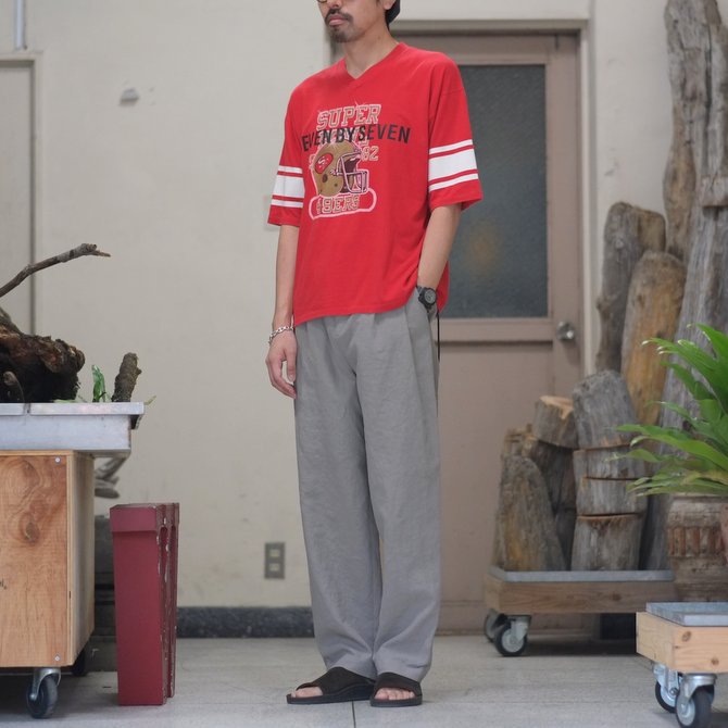 【2018 SS】7 × 7 / seven by seven ( セブン バイ セブン ) REWORK LOGO T-SHIRT -ASSORT- #SBSS18RLTS(10)