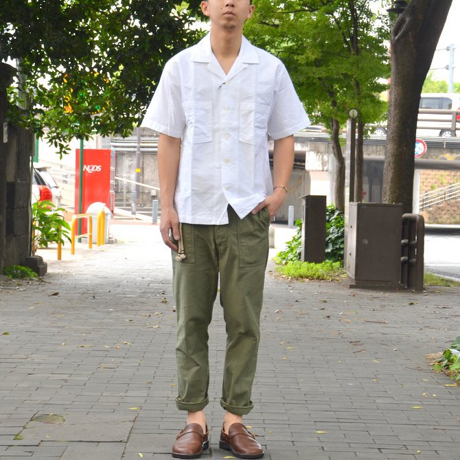 【40% OFF SALE】ohh!nisica(オオニシカ)/ オープンカラーシャツ -WHITE- #ONI-074(10)