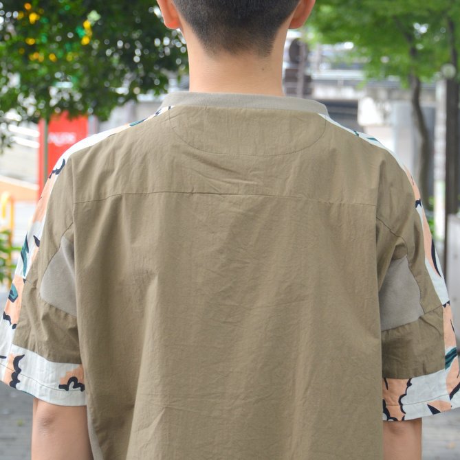 【40% OFF SALE】SLOWGUN(スロウガン)/ プリティッシュPTマテ布帛TEE -(A)BEIGE- #380906(10)