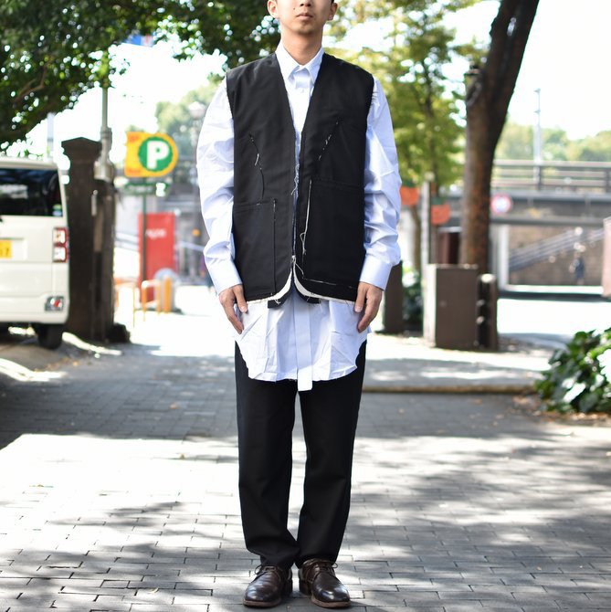 【2018 AW】 CAMIEL FORTGENS(カミエル フォートゲンス)/FISHERMAN VEST -BLACK- #CAMIEL-06.02.01(10)