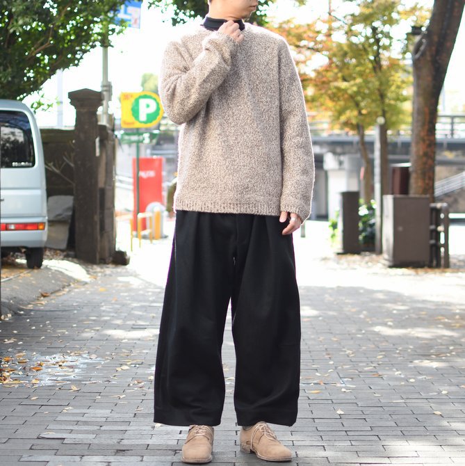 【2018 AW】 too good(トゥーグッド) / THE EXPLORER JUMPER CASHMERE KNIT -SAND- #61101210(10)