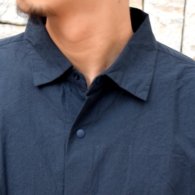 【2019 SS】YAECA(ヤエカ) コンフォートシャツ スタンダードロング L/S -NAVY- #19106(10)