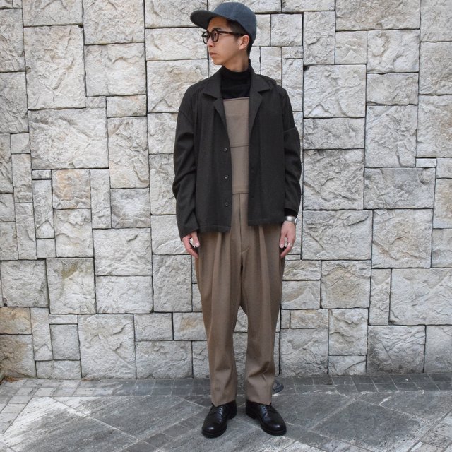 【2019 AW】NEAT(ニート)/ WOOL HIGHT DENSITY GABARDINE Overall -CAMEL-#19-02WGO(10)