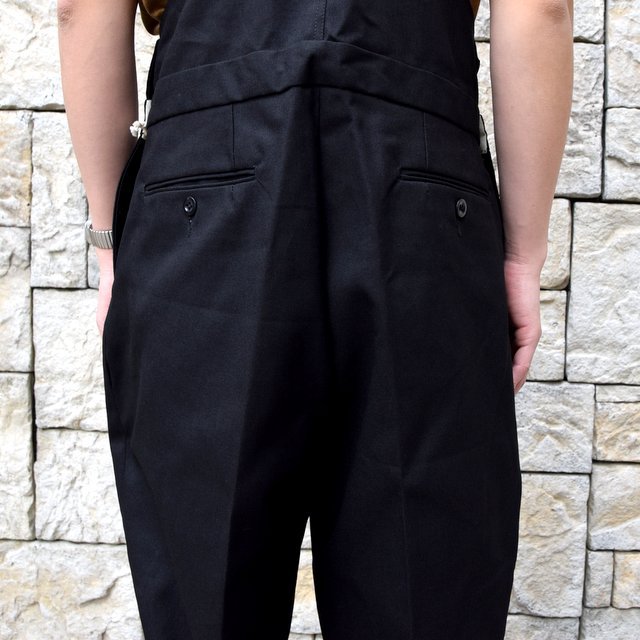 【2020 SS】NEAT(ニート)/ HOPSACK ''OVERALL'' -BLACK- #20-01HSO-BK(10)