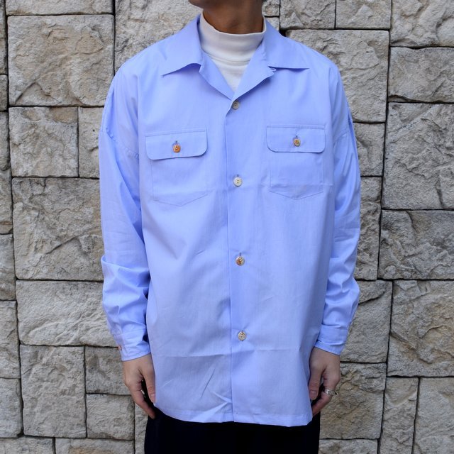 【30% off sale】【2020】MAATEE&SONS(マーティーアンドサンズ)/ ''DAVID&JOHN ANERSON'' OPEN COLLAR SHIRT -2色展開- #MT0103-0607A(10)