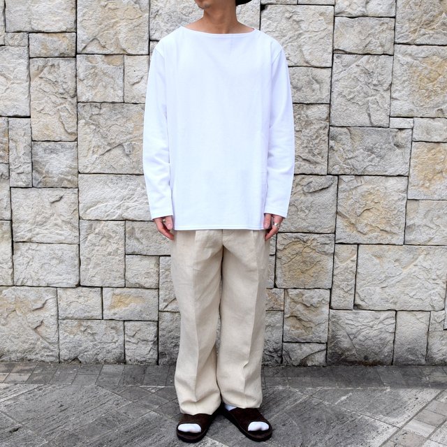 【30% off sale】【2020】MAATEE&SONS(マーティーアンドサンズ)/ JAPANESE PAPER BOAT NECK -2色展開- #MT0103-0801(10)