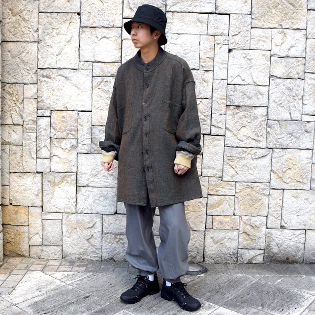 【2020 SS】HOMELESS TAILOR(ホームレステイラー)/ STAND COLLAR SHIRT -2色展開- #HTKS-003(10)