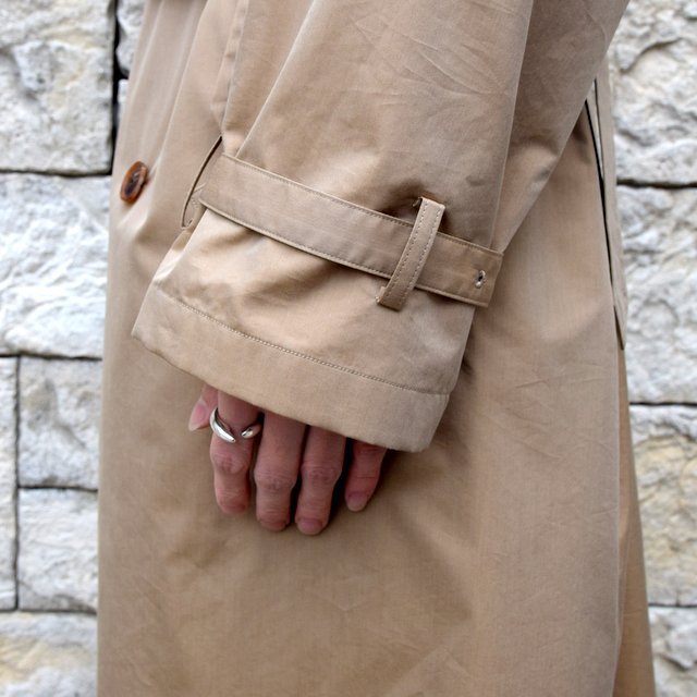【2020 SS】AURALEE(オーラリー)/ FINX POLYESTER BIG TRENCH COAT -BEIGE- #A20SC01FP(10)