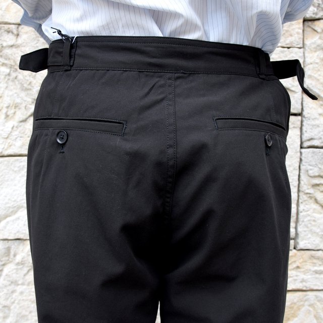 【2020 SS】AURALEE(オーラリー)/ FINX HARD TWIST GABARDINE PANTS -BLACK- #A20SP02FB(10)