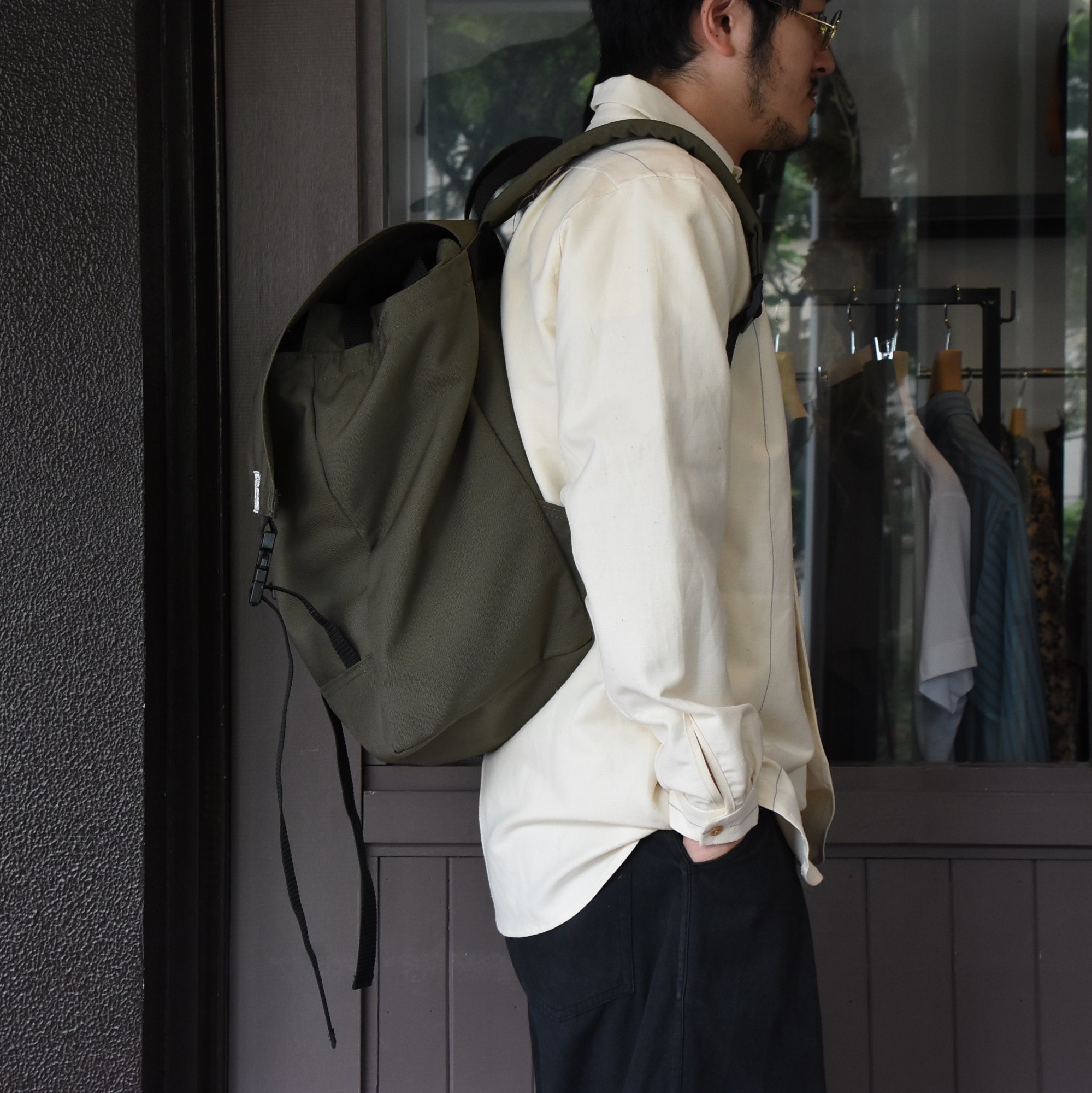 South2 West8(サウスツーウエストエイト) Canoe Sack-OLIVE- (10)
