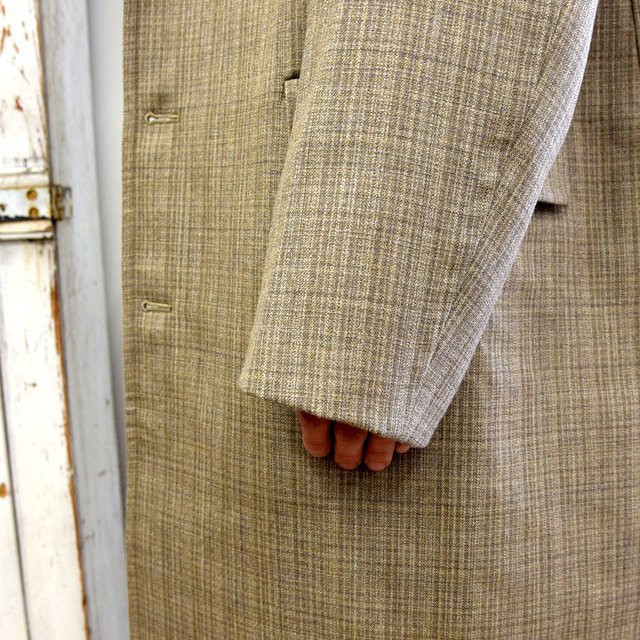 AURALEE(オーラリー)/ BLUEFACED WOOL DOUBLE CLOTH CHESTERFIELD COAT -MIX BEIGE- #A20AC01BN(10)