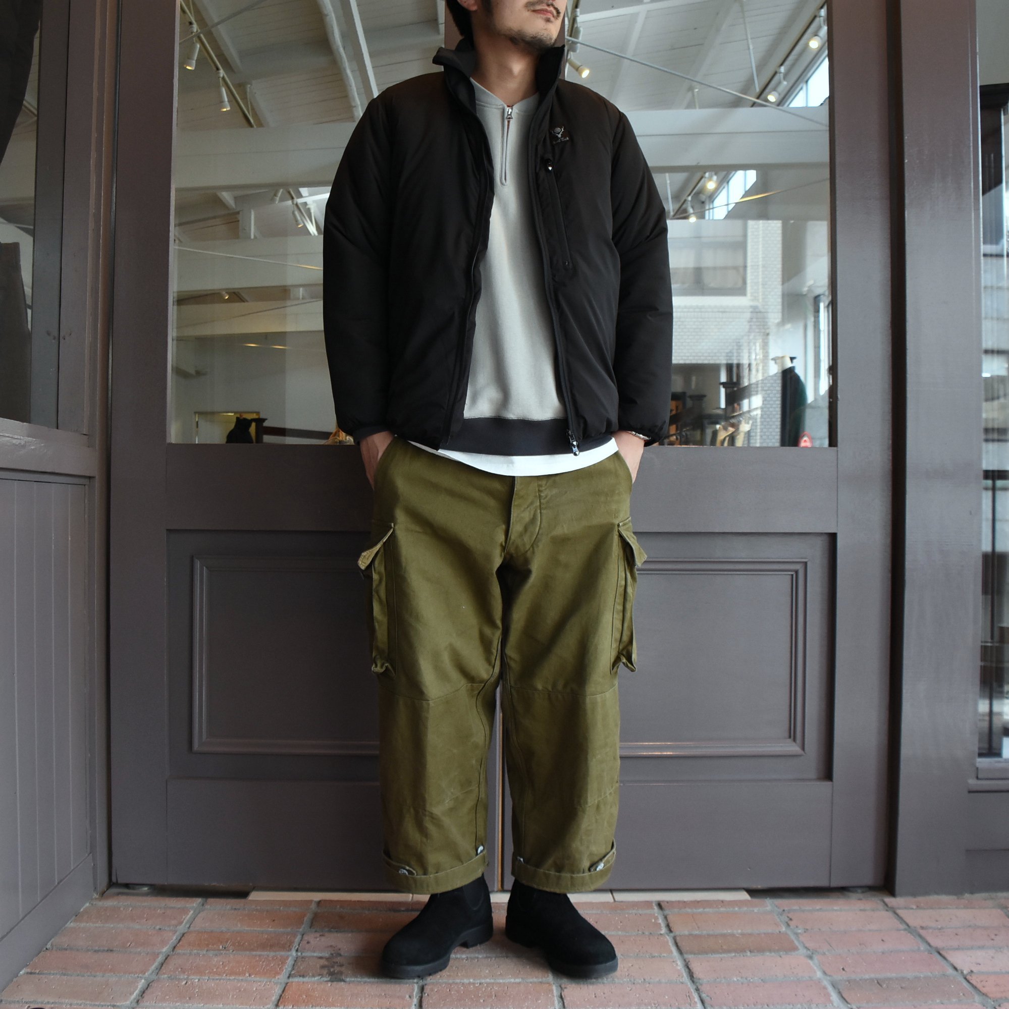 【2020】South2 West8(サウスツーウエストエイト)Insulator Jacket-Peach Skin-BLACK- #HM812(10)