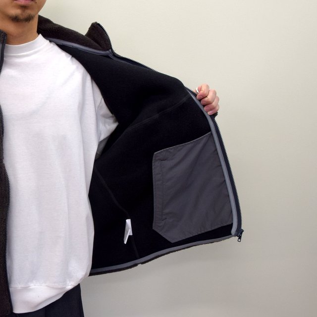 【2020】Graphpaper (グラフペーパー)/ Wool Boa Zip-Up Blouson -2色展開- #GU203-70166(10)