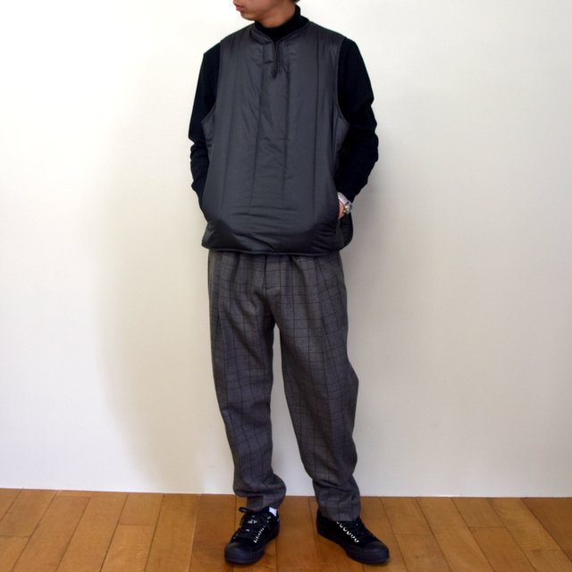 YOKE(ヨーク)/ REVERSIBLE FRENCH ARMY VEST -BLACK- #YK20AW0153V(10)