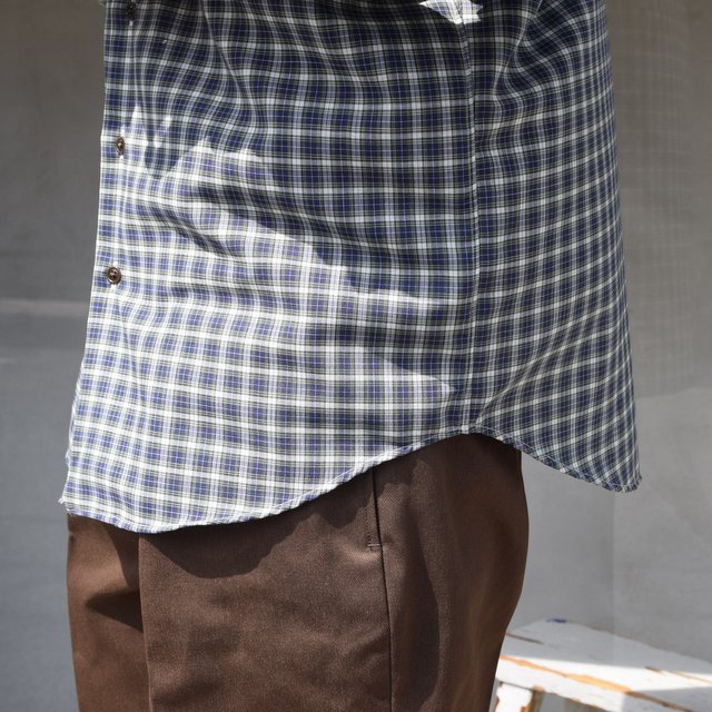 BROWN by 2-tacs (ブラウンバイツータックス)/ REGULAR COLLAR -NAVY GREEN- #B25-S001(10)