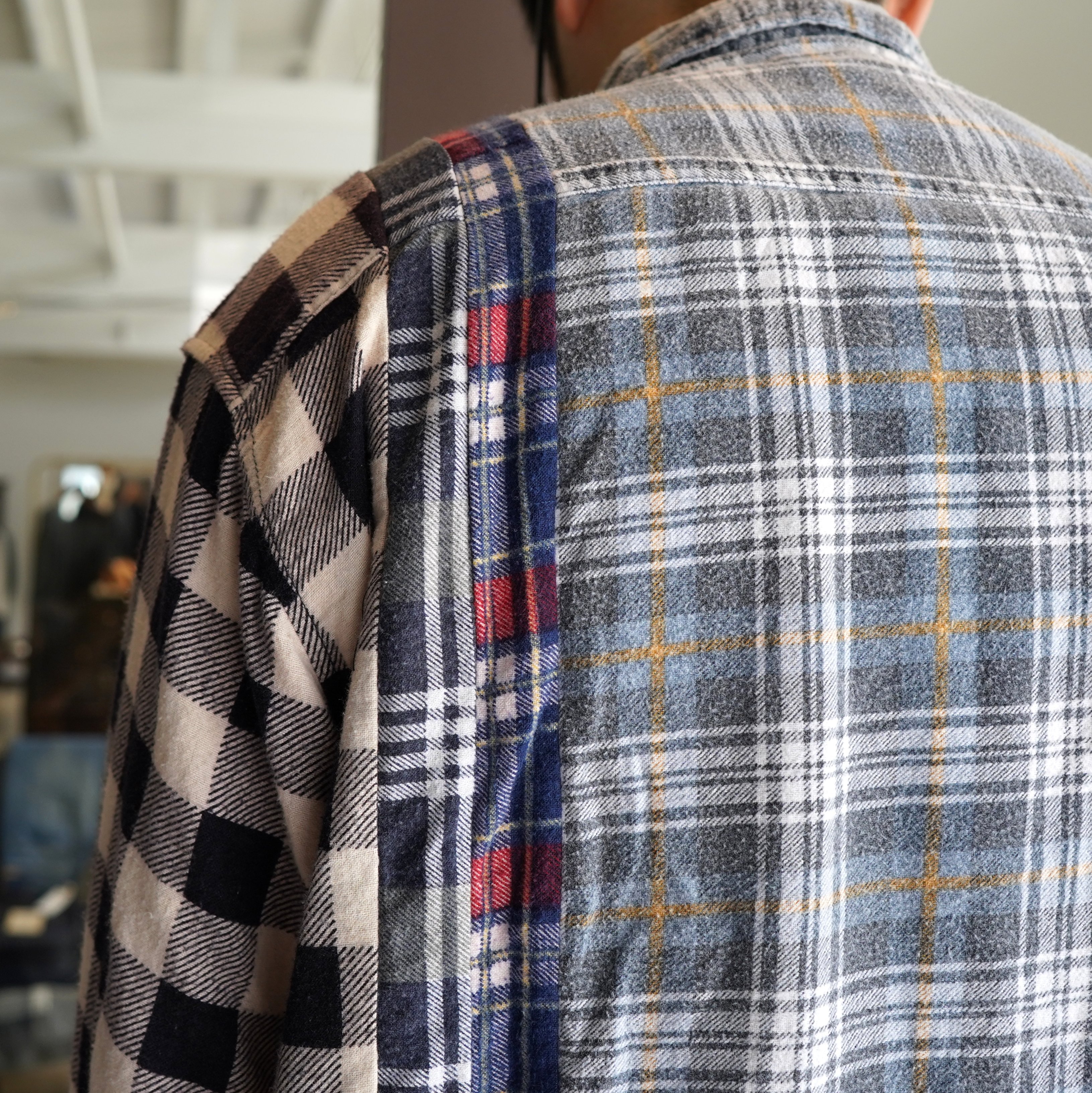 Rebuild by Needles(リビルドバイニードルス)/ flannel check shirts -ASSORT(B)- #JO286(10)