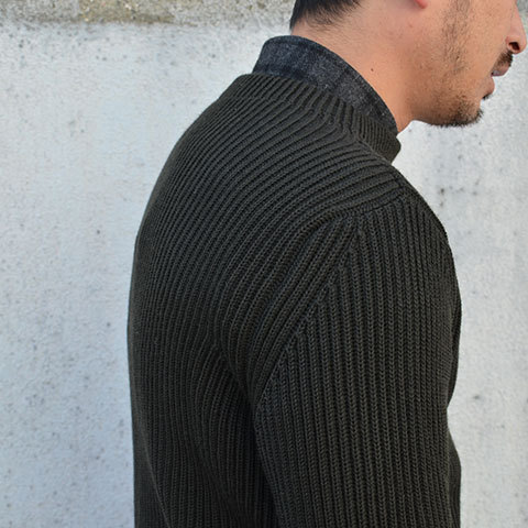 ANDERSEN-ANDERSEN(アンデルセン アンデルセン) SAILOR SWEATER CREW NECK(5Gauge) -Hunting Green- (11)