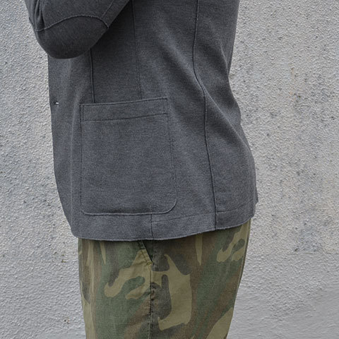 Harris Wharf London (ハリスワーフロンドン) Man Jacket Piquet -(140)middle grey- (11)