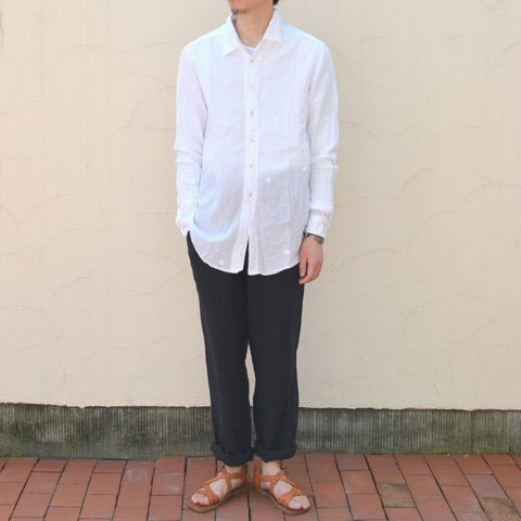 【40% off sale】CASEY CASEY(ケーシーケーシー) CAL DOT SHIRT -WHITE- (11)