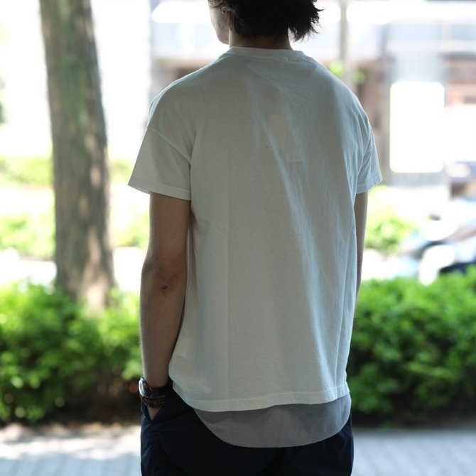 Cal Cru(JN[) C/N S/S RELAXED FIT(MADE IN USA)  -WHITE-(11)