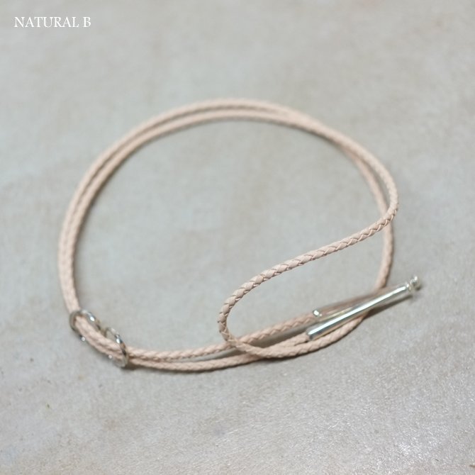 【30% off sale】7 × 7 / seven by seven ( セブン バイ セブン ) LEATHER CHOKER UNISEX -2色展開(BLACK。、Natural)-(11)