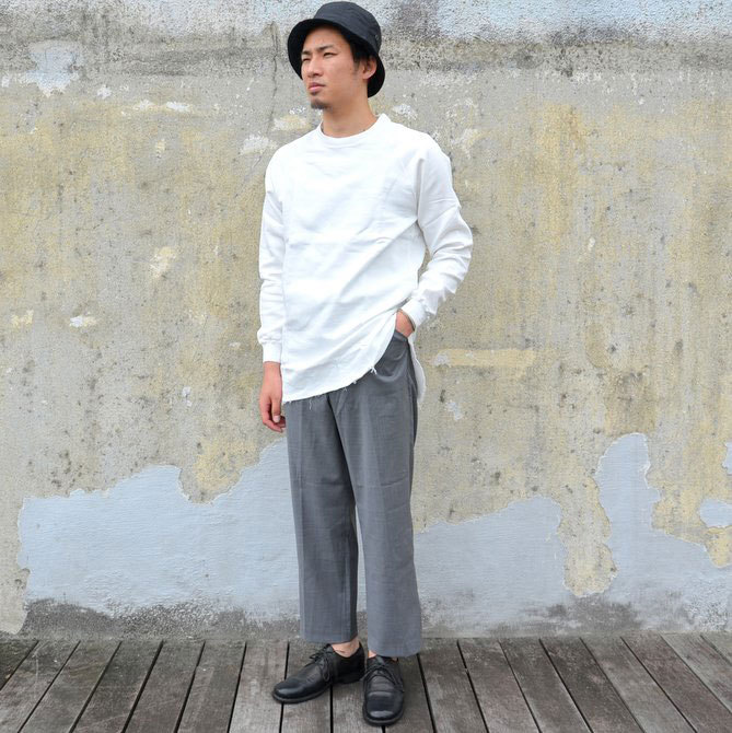 【40% off sale】LOWLOOM(ロールーム) カットオフL/Sカットソー -WHITE-(11)