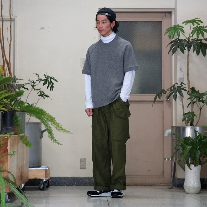 Dead Stock(デッドストック) / Canadian ARMY Wind Over Pants -ARMY GREEN-(11)