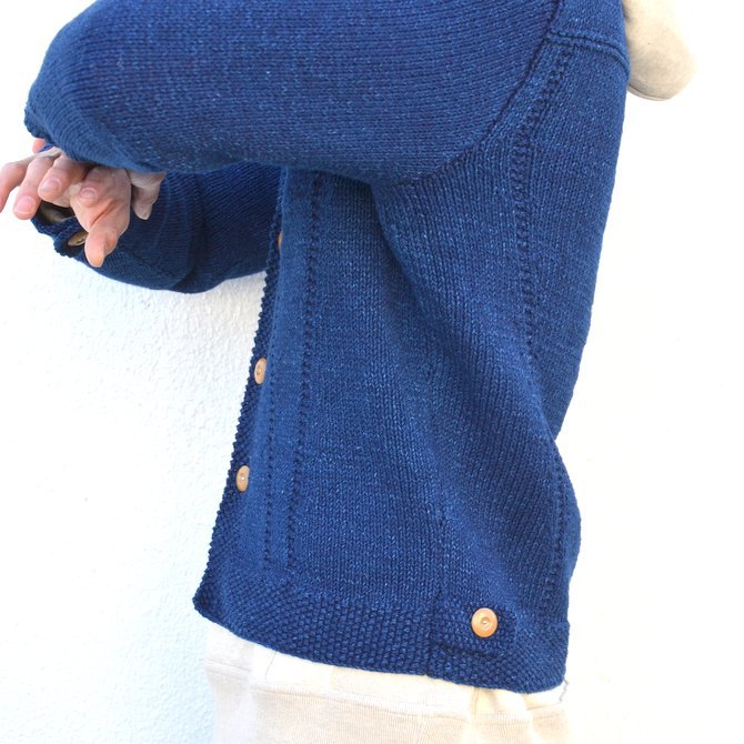 【40% off sale】 LIGHTHOUSE KNITWEAR(ライトハウスニットウエア) / TRUCKER JKT -INDIGO-(11)