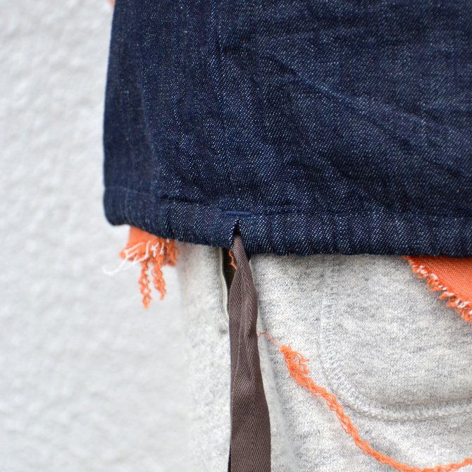 【40% off sale】LOWLOOM(ロールーム)/ Half zip hoody -DUNGAREE- #4369-lw-8013(11)