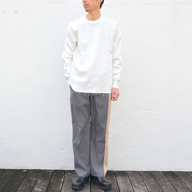 【40% off sale】LOWLOOM(ロールーム)/ カットオフ L/S カットソー -WHITE- #1580-lw-5102-31(11)