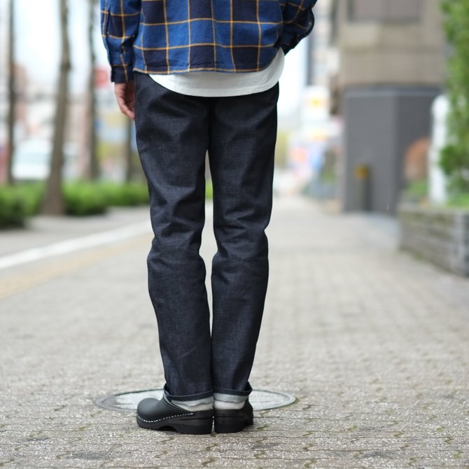 【2017 SS】7 × 7 / seven by seven ( セブン バイ セブン ) DENIM TROUSERS - INDIGO - #SS2017-DTR(11)