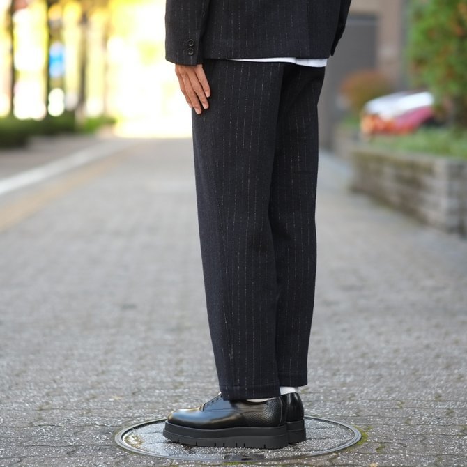 【30% OFF SALE】Graphpaper(グラフペーパー) / Waterproof Jersey Tapered Slack -NAVY- GM173-4002(11)