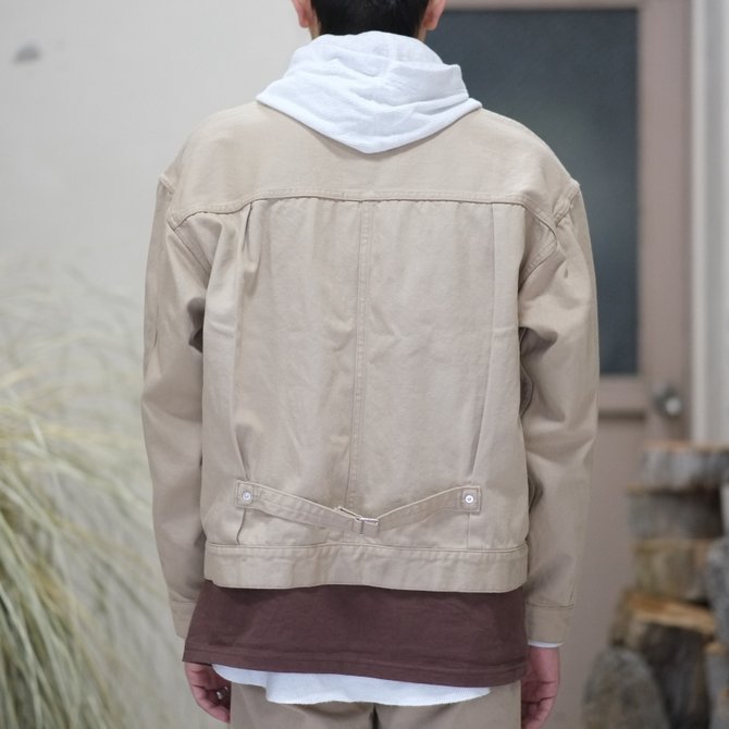 【30% off SALE】【2018 SS】7 × 7 / seven by seven ( セブン バイ セブン ) 1ST KATSURAGI JACKET -BEIGE- #SBSS18KJK(11)