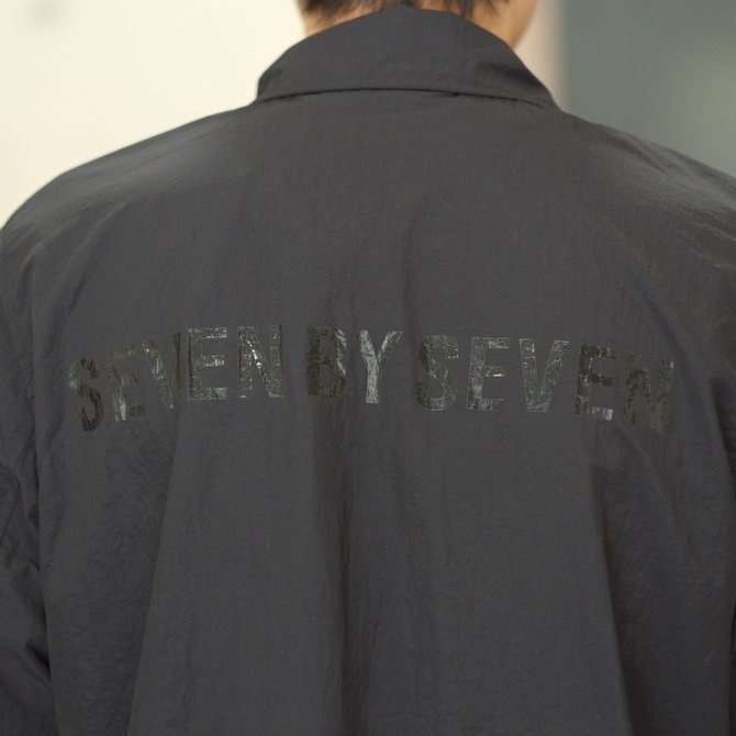 【30% off SALE】【2018 SS】7 × 7 / seven by seven ( セブン バイ セブン ) COACH JACKET -BLACK- #SBSS18CJK(11)