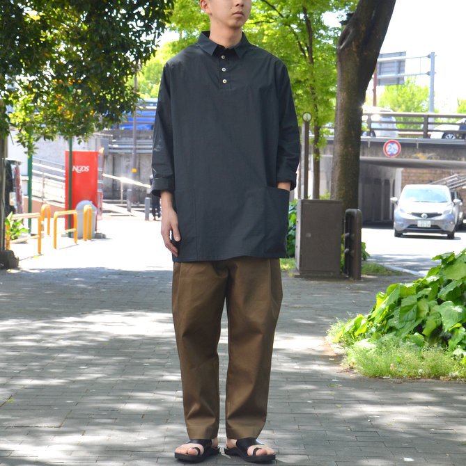 toogood(トゥーグッド) / THE APPLEPICER TOP COTTON PERCALE SHIRT -COAL- #THEAPPEPICKER2(11)