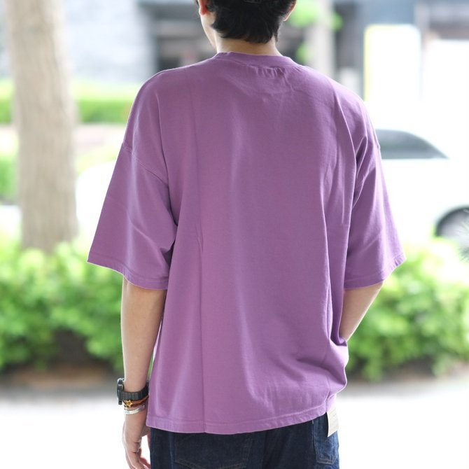 【2018 SS】AURALEE(オーラリー)/ SOFT CORD BIG TEE -PURPLE- #A8ST02MT(11)