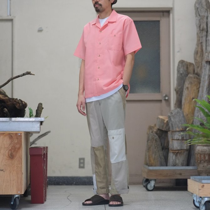 BROWN by 2-tacs (uEoCc[^bNX) OPEN COLLAR -PINK- #B19-S002(11)