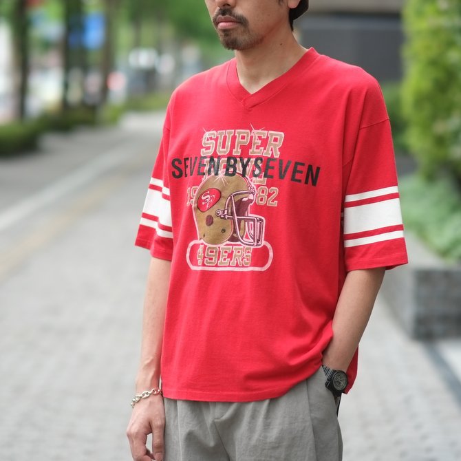 【2018 SS】7 × 7 / seven by seven ( セブン バイ セブン ) REWORK LOGO T-SHIRT -ASSORT- #SBSS18RLTS(11)